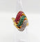 Bague 49 Trilogie - Bagues jonc vintage en or 18k avec diamants, émeraude et rubis 58 Facettes A04056-7-8