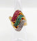 Bague 49 Trilogie - Bagues jonc vintage en or 18k avec diamants, émeraude et rubis 58 Facettes A04056-7-8