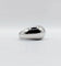Bague 56 Bague Art déco bombée dôme en or blanc 18k 58 Facettes A04310