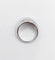 Bague 56 Bague Art déco bombée dôme en or blanc 18k 58 Facettes A04310