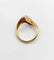 Bague 49 Bague jonc vintage en or jaune 18k pavée de rubis 58 Facettes A04058