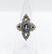 Bague 50 Bague marquise victorienne en or rose 18k et argent, saphir et diamants 58 Facettes A01237
