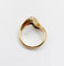Bague 49 Bague jonc vintage en or 18k pavée d’émeraudes 58 Facettes A04057