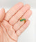 Bague 49 Bague jonc vintage en or 18k pavée d’émeraudes 58 Facettes A04057