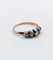 Bague 56 Bague victorienne en or rose 18k et argent aux diamants taille rose 58 Facettes A04231