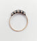 Bague 56 Bague victorienne en or rose 18k et argent aux diamants taille rose 58 Facettes A04231