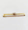 Broche Broche barrette trèfle en or jaune 18k avec perles et diamant 58 Facettes A05440