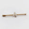 Broche Broche barrette trèfle en or jaune 18k avec perles et diamant 58 Facettes A05440