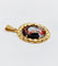 Pendentif Pendentif Art nouveau en or rose 18K avec plaque émaillée 58 Facettes A05511