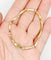 Bracelet Bracelet Art déco en or jaune 18K avec rubis synthétiques et diamants 58 Facettes A05502