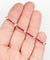 Bracelet Bracelet Art déco en or jaune 18K avec rubis synthétiques et diamants 58 Facettes A05502