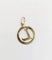 Pendentif Pendentif Art nouveau lettre L en or jaune 18k 58 Facettes A05553