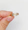 Bague 53 Bague toi et moi antique en or rose 18k, perles et diamants 58 Facettes A05617
