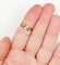 Bague 53 Bague toi et moi antique en or rose 18k, perles et diamants 58 Facettes A05617