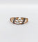 Bague 53 Bague toi et moi antique en or rose 18k, perles et diamants 58 Facettes A05617