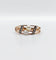 Bague 53 Bague toi et moi antique en or rose 18k, perles et diamants 58 Facettes A05617