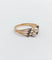 Bague 53 Bague toi et moi antique en or rose 18k, perles et diamants 58 Facettes A05617