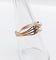 Bague 53 Bague toi et moi antique en or rose 18k, perles et diamants 58 Facettes A05617