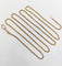Collier Chaîne sautoir antique en or jaune 14K à mailles gourmette 58 Facettes A05536