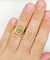 Bague 54 Chevalière sceau antique monogrammée en or jaune 18k « Esto vir » 58 Facettes A05725