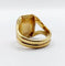 Bague 54 Chevalière sceau antique monogrammée en or jaune 18k « Esto vir » 58 Facettes A05725