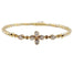 Bracelet Art déco - Bracelet torsadé en or jaune et diamants taille poire 58 Facettes A05734