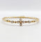 Bracelet Art déco - Bracelet torsadé en or jaune et diamants taille poire 58 Facettes A05734