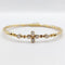 Bracelet Art déco - Bracelet torsadé en or jaune et diamants taille poire 58 Facettes A05734