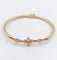 Bracelet Art déco - Bracelet torsadé en or jaune et diamants taille poire 58 Facettes A05734