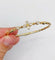 Bracelet Art déco - Bracelet torsadé en or jaune et diamants taille poire 58 Facettes A05734