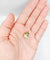 Pendentif Pendentif cible Art déco en or rose 18k et diamants taille rose 58 Facettes A05794