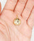 Pendentif Pendentif cible Art déco en or rose 18k et diamants taille rose 58 Facettes A05794