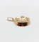 Pendentif Pendentif cible Art déco en or rose 18k et diamants taille rose 58 Facettes A05794