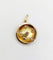 Pendentif Pendentif cible Art déco en or rose 18k et diamants taille rose 58 Facettes A05795
