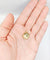 Pendentif Pendentif cible Art déco en or rose 18k et diamants taille rose 58 Facettes A05795