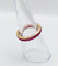 Bague 49 Alliance américaine Art déco en or rose 18k aux rubis synthétiques 58 Facettes A05845