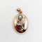 Pendentif Pendentif porte-photo en or rose 18k et argent, perles (circa 1900) 58 Facettes A05863