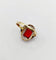 Bague 56.5 Bague Art déco en or 18k avec pierre rouge (circa 1930) 58 Facettes A05843