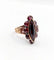 Bague 58 Bague marquise antique en or rose 18k aux grenats sur paillons 58 Facettes A05967