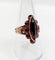 Bague 58 Bague marquise antique en or rose 18k aux grenats sur paillons 58 Facettes A05967