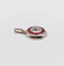 Pendentif Pendentif cible Art déco en or jaune 18k, diamant et rubis 58 Facettes A05894