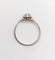 Bague 51 Bague solitaire Art déco en or blanc 18k avec diamant taille ancienne 58 Facettes A05998