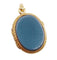 Pendentif Pendentif porte-photo antique en or jaune 18k et agate (circa 1900) 58 Facettes A06013