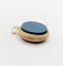 Pendentif Pendentif porte-photo antique en or jaune 18k et agate (circa 1900) 58 Facettes A06013