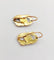 Boucles d'oreilles Dormeuses victoriennes infini en or jaune 18k et émail bleu (circa 1870) 58 Facettes A06050