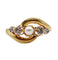 Bague 50.5 Bague Art nouveau en or jaune 18k, perle et diamants taille rose 58 Facettes A06052