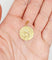 Pendentif Médaille antique angelot en or rose 18k (circa 1924) 58 Facettes A06135