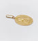 Pendentif Médaille antique angelot en or rose 18k (circa 1924) 58 Facettes A06135