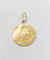Pendentif Médaille antique angelot en or rose 18k (circa 1924) 58 Facettes A06135