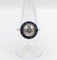 Bague 57.5 Art déco - Bague cible en or blanc 18k diamants et saphirs 58 Facettes A06140